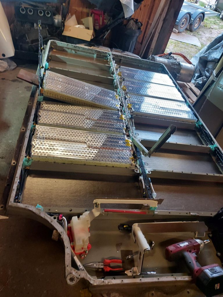 Battery Tray Half Empty