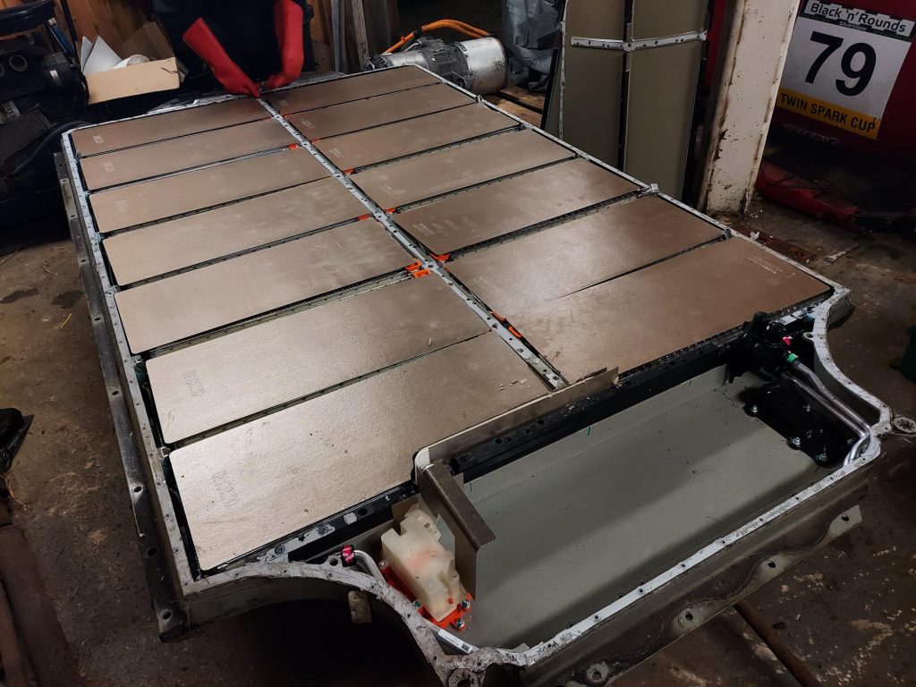 Modules in tray