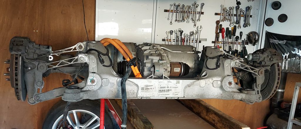 Model S rear subframe